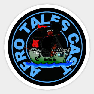 Afro Tales Ship logo Sticker